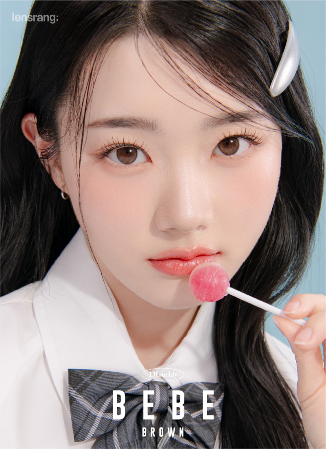 [렌즈랑] 한달용 베베 브라운 2p